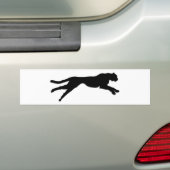 Zwarte wespenwijk bumpersticker (Op auto)