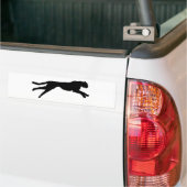 Zwarte wespenwijk bumpersticker (Op Truck)