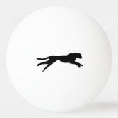 Zwarte wespenwijk pingpongbal (Voorkant)