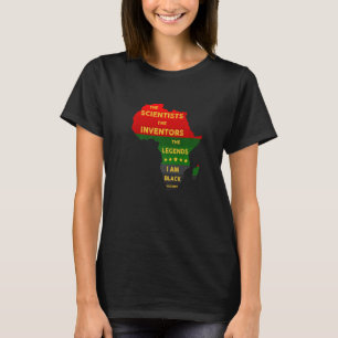 Zwarte wetenschappers en uitvinders, kleding Ameri T-shirt