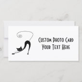 Zwarte Whimsy Kitty 2 (Voorkant)