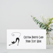 Zwarte Whimsy Kitty 2 (Staand voorkant)