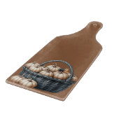 ZWARTE WICKERMAND MET CRÈME HERFST POMPOENEN SNIJPLANK (Hoek)