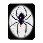 Zwarte Widow Spider Flexibele Magneten (Verticaal)