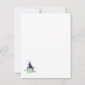 Zwarte wiekkraam voor hergebruik kaart (Achterkant)