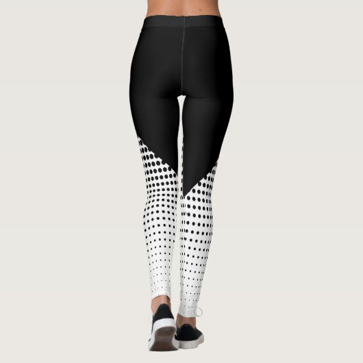 zwarte wikkel leggings (Achterkant)