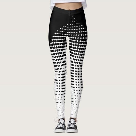 zwarte wikkel leggings (Voorkant)