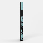 Zwarte wilde paarden Case-Mate iPhone case (Achterkant/rechts)