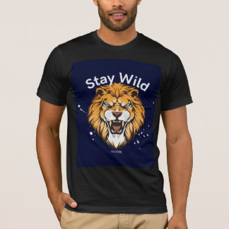 zwarte wilde t-shirt
