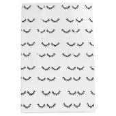 Zwarte wimpers medium cadeauzakje (Voorkant)