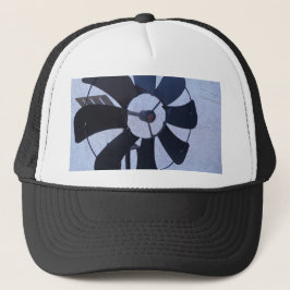 zwarte windmolen trucker pet