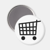 zwarte winkeltrolley magneet (Voorkant / Achterkant)