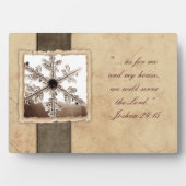  zwarte wintersneeuwvlok fotoplaat (voorkant)