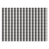 Zwarte | Wit | Gouden Patroon Argyle Tafelkleed (Voorkant (Horizontaal))