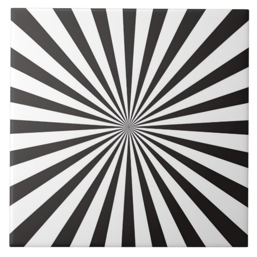 ZWARTE WIT-ONTWERP TEGELTJE (Voorkant)