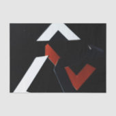 ZWARTE WIT RUST WEEFSEL PAPIER (Voorkant)