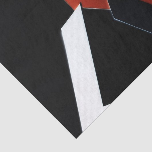 ZWARTE WIT RUST WEEFSEL PAPIER (Detail)