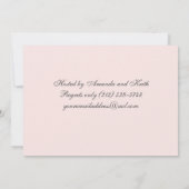 Zwarte wittaart, polka stip Vrijgezellenfeest Kaart (Achterkant)