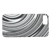 Zwarte witte Abstracte achtergrond #2 Case-Mate iPhone Case (Achterkant (Horizontaal))