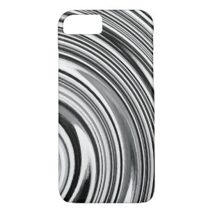 Zwarte witte Abstracte achtergrond #2 Case-Mate iPhone Case