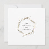 Zwarte witte anemie Eucalyptus Greenery Kaart (Achterkant)