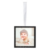 zwarte witte baby eerste kerstdrie Foto Decoratie (Rechts)