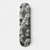 Zwarte witte Botten Skelet Skateboard (Voorkant)