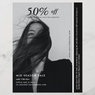 Zwarte & witte brochure