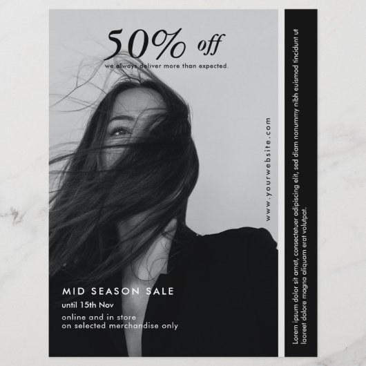 Zwarte & witte brochure (Voorkant)