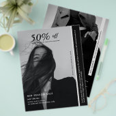 Zwarte & witte brochure (Voorkant /achterkant)