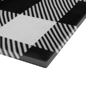Zwarte witte buffelplaat met testband snijplank (Hoek)