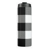 Zwarte witte buffelplaat met testband thermosbeker (Voorkant)