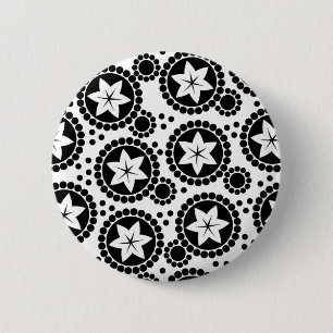 Zwarte witte Button