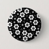 Zwarte witte Button (Voorkant)