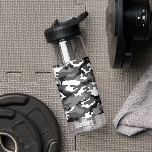 Zwarte & Witte Camelbak Water Fles (Gym)