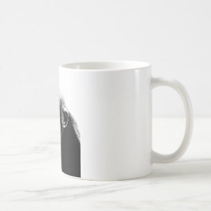 Zwarte witte chimpansee koffiemok
