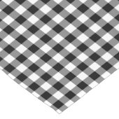 zwarte witte controlecatroon Landtabelrunner Korte Tafelloper (Hoek)