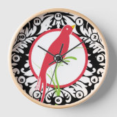 zwarte witte darm en rode vogelklok (Voorkant)