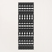 Zwarte witte dieren #2 yogamat (Achterkant)