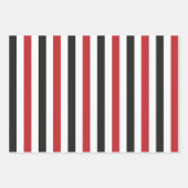 Zwarte witte dog papierverzameling inpakpapier vel (Voorkant 3)