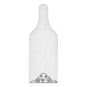 zwarte witte, eenvoudige puppy-ogen snijplank (Voorkant)