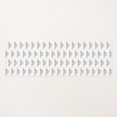 zwarte witte, eenvoudige puppy-ogen yogamat (Voorkant (horizontaal))