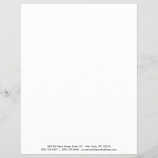 Zwarte witte, eenvoudige rand prijslijst 3 flyer (Achterkant)