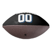 ZWARTE WITTE EN DEEP BLAUW Football (Gedraaid 270)