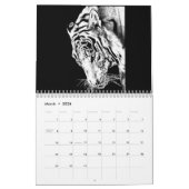 Zwarte, witte en gouden kalender (Mar 2026)