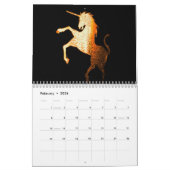 Zwarte, witte en gouden kalender (Feb 2026)