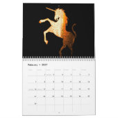 Zwarte, witte en gouden kalender (Feb 2027)