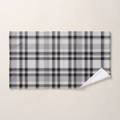 Zwarte witte en grijze keukenset bad handdoek (Handdoek)