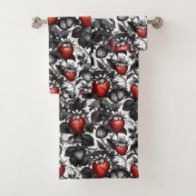 Zwarte, witte en rode aardbeien overal