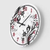 Zwarte, Witte en Rode Aziatische Klok van de Flora (Hoek)